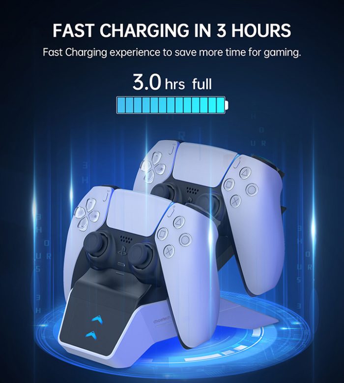 Choetech PS5 Dual Fast Charging Station with Power Adapter GM 02 9
