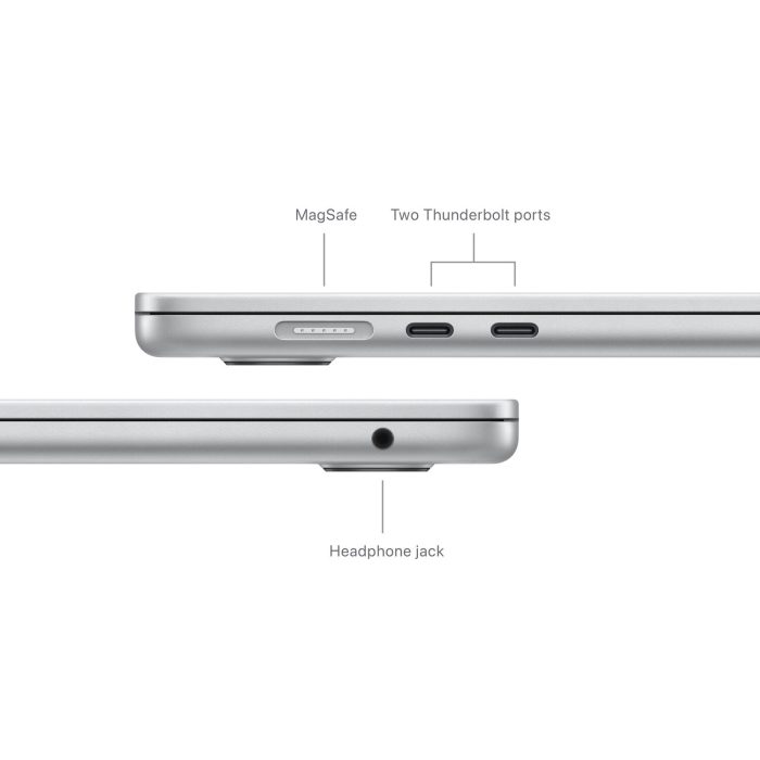 macbook air 15 inch m3 chip series silver 5