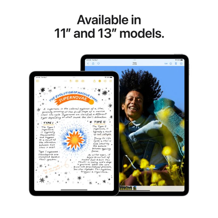 iPad Air 13 inch 2024 M2 Chip Series WiFi Cellular 5G LTE Starlight 1