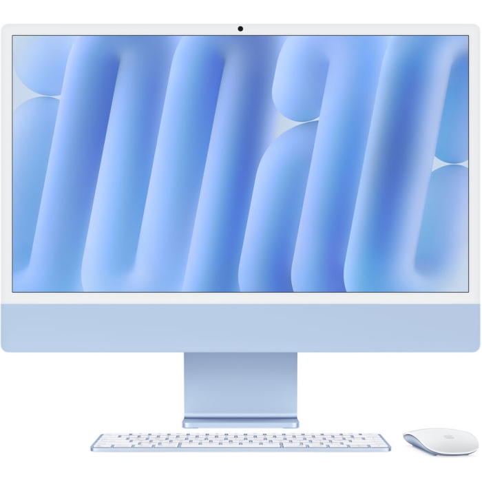 آی‎ مک 24 اینچ M4 پردازنده 10core – 10core حافظه رم 16 گیگابایت ظرفیت 512 گیگابایت SSD آبی MWV33