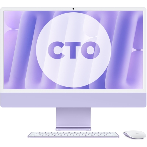 Apple 24 inch iMac with M4 Chip Series Purple Customized Hiapple 9